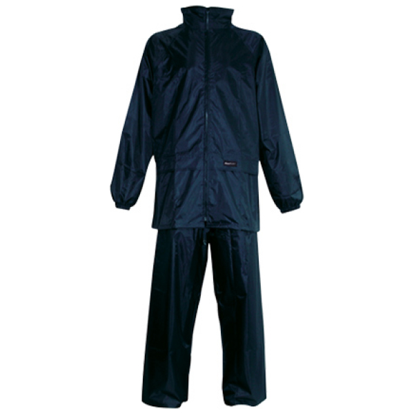 Basis Regenpak Blauw Maat BASIS REGENPAK Blauw - Afbeelding 2
