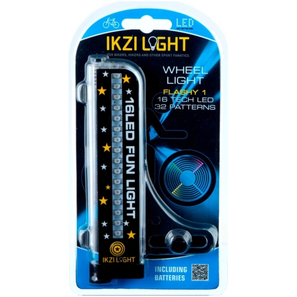 Ikzi spaaklicht met 16 led Zwart