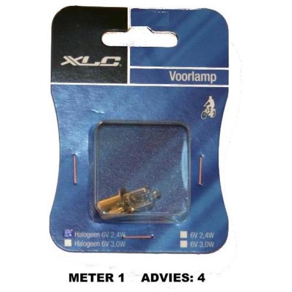 Xlc Voorlamp Hal.6v 2.4w. MET KRAAG