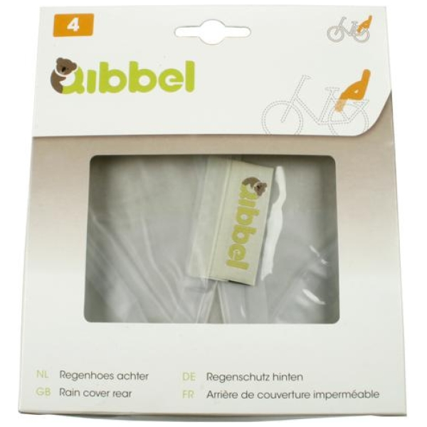 Widek Qibbel regenhoes achterzitje Transparant