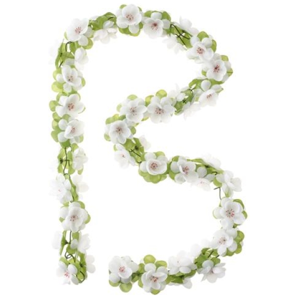 Basil SLINGER BAS FLOWER GARLAND BLOEMENSTRENG Wit