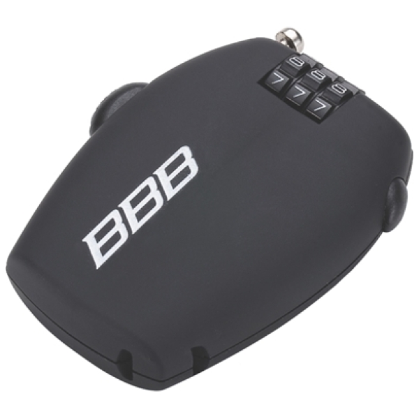 BBB BBL-53 Fietsslot MiniCase Coil Cable Zwart
