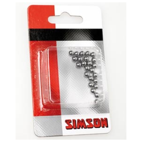 Simson kogels 3/16 24x Grijs