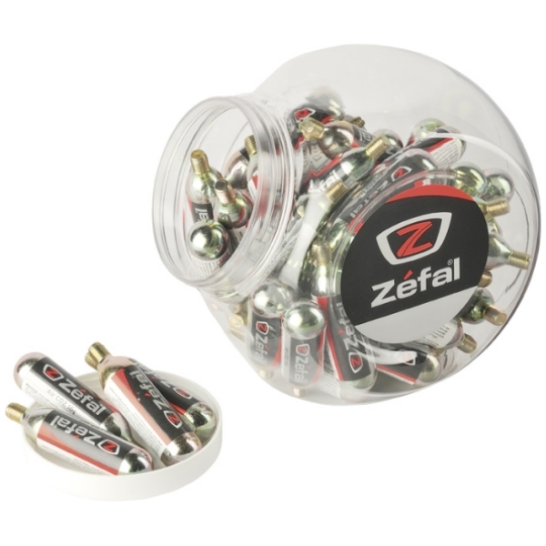 Zefal display Co2 patronen 16gr Zwart