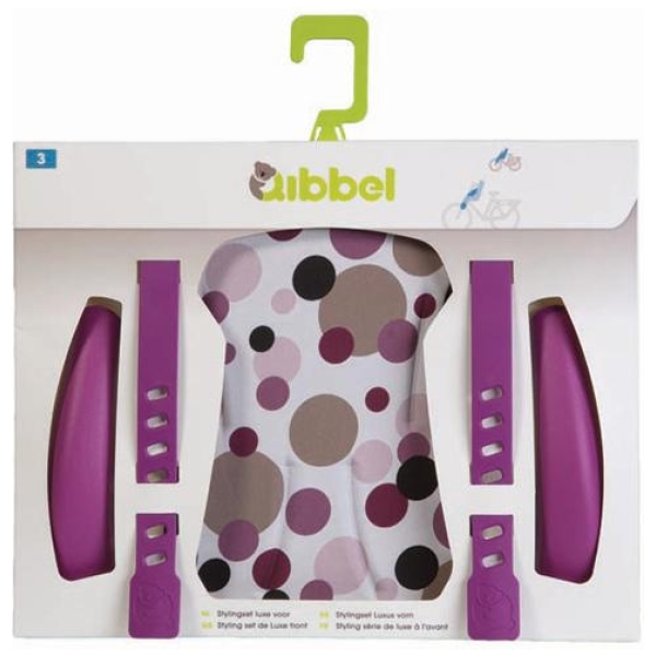 Qibbel DUOD WIDEK STYLINGSET V LUXE DOTS PURPLE Paars