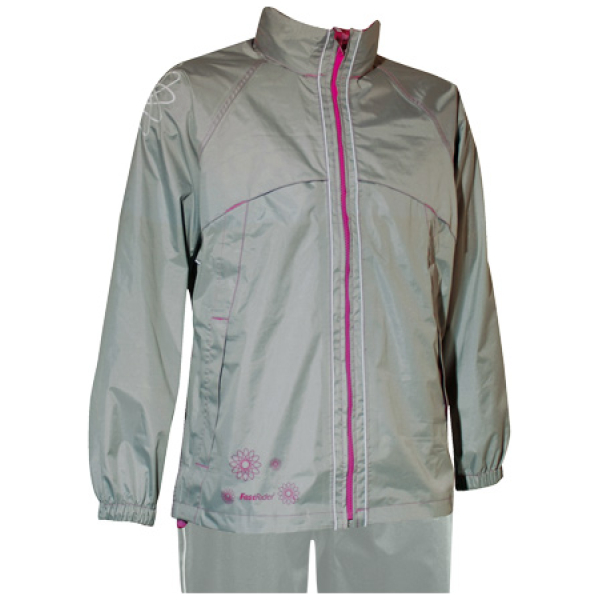 Fastrider REGENPAK YOUTH GRAPHIC GREY MT Grijs