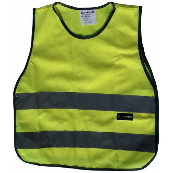Ikzi refl hemd M/L Geel