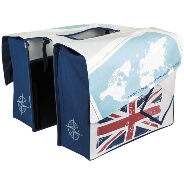 Fastrider DUBBELE TAS TRAVEL Wit