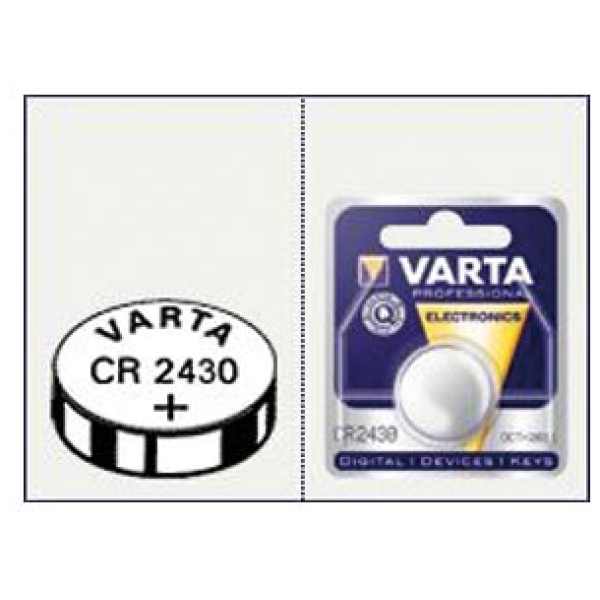 Varta batt CR2430 lith 3V krt (1) Blauw
