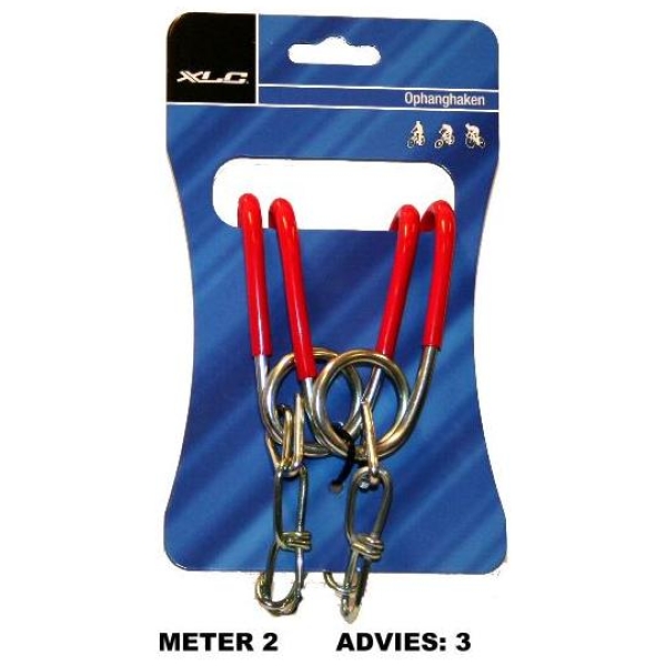 Xlc OPHANGKETTING FIETS KRT A 2 ZILVER