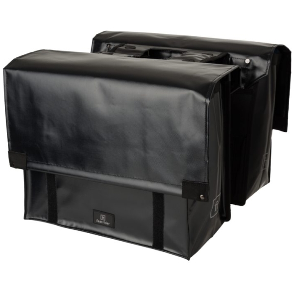 Fastrider dubbele tas cargo tarpaulin Zwart