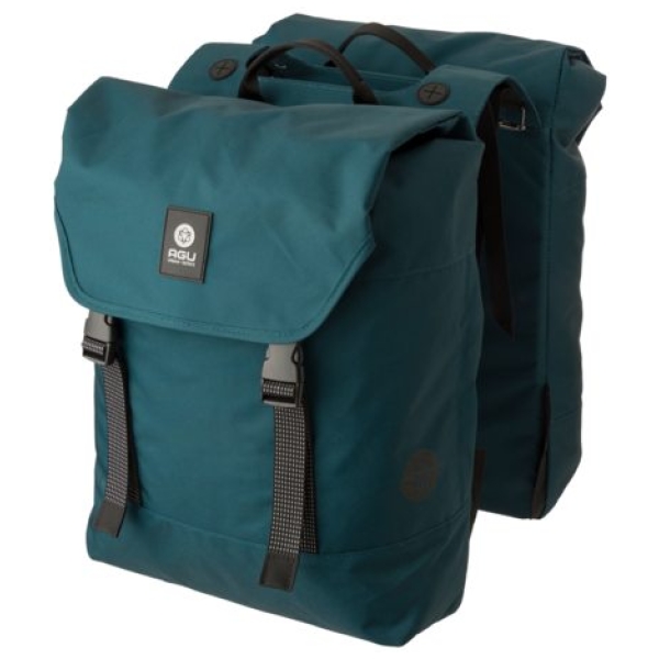 Agu dubbele fietstas urban essentials dwr re Blauw