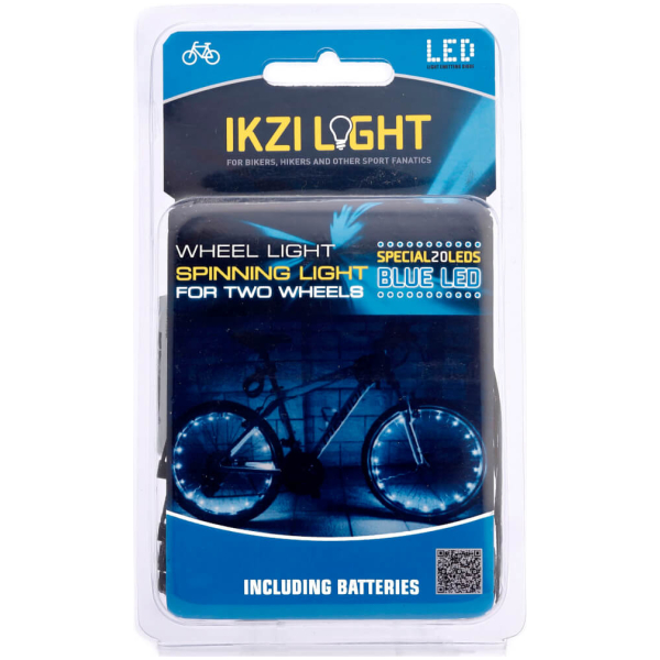 Ikzi spaaklicht met 2x 20 led Blauw