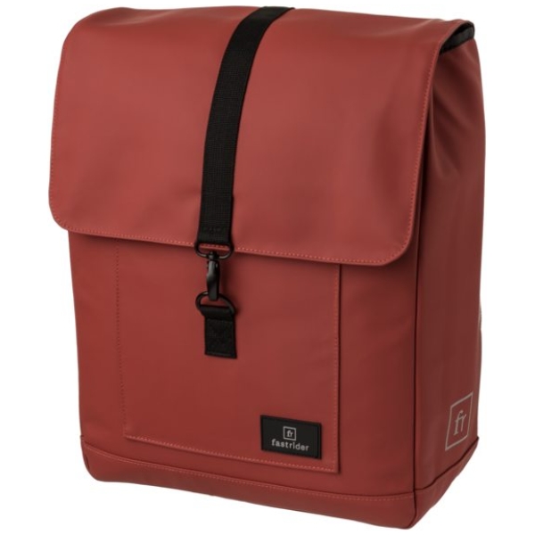 Fastrider Fr jaxx ii enkele fietstas/rugzak basics roest Bruin