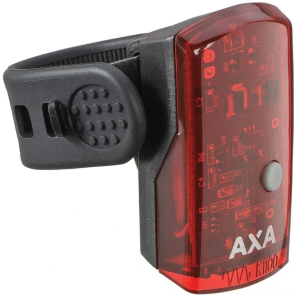 Axa achterlicht Greenline 1 led Usb Black