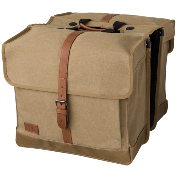 Fastrider dubbele tas isas zand Beige