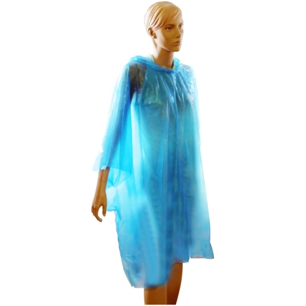 Mirage Poncho plastic bl Blauw