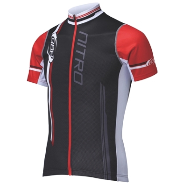BBB BBW-116 Nitro shirt k.m. zwt/rood - Afbeelding 2