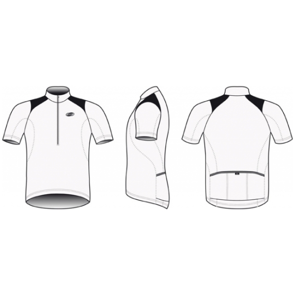 BBW-105 ComfortFit shirt k.m wit