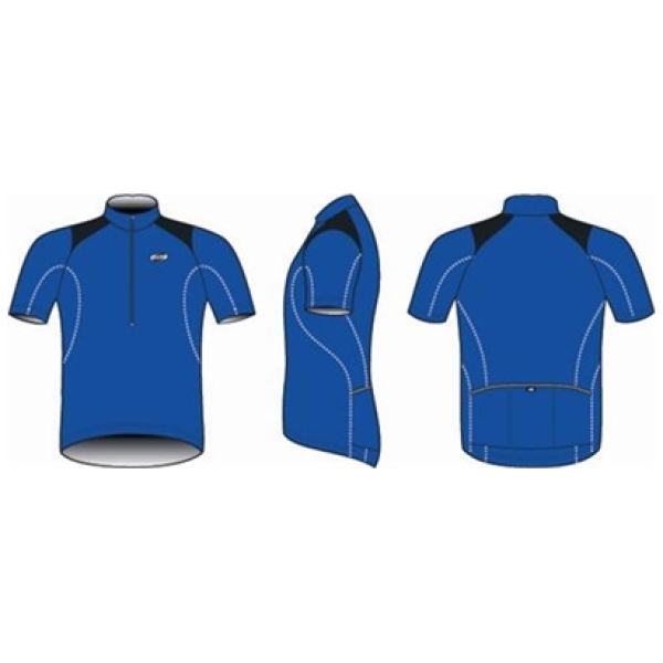 BBW-105 ComfortFit shirt k.m blauw
