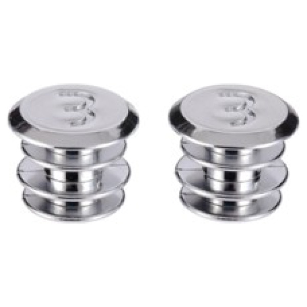 BBB BHT-90S Stuurdoppen 2 Stuks Chroom