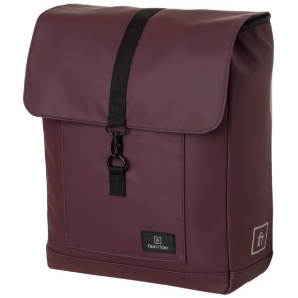 Fastrider Fr jaxx ii enkele fietstas/rugzak basics aubergine Paars