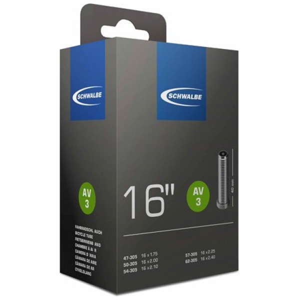 Schwalbe AV3 (16x1.75/2.50) 10409310 Zwart