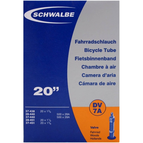 Schwalbe DV7A (20x1 1/8 / 1 3/8) 10416311 BLACK - Afbeelding 4