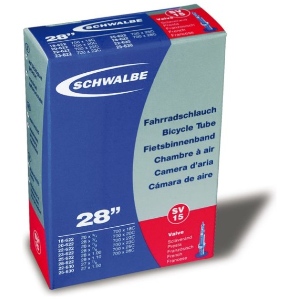Schwalbe Binnenband Light 18/28-622 frans ventie Zwart - Afbeelding 5