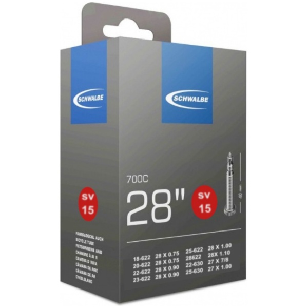 Schwalbe Binnenband Light 18/28-622 frans ventie Zwart - Afbeelding 3
