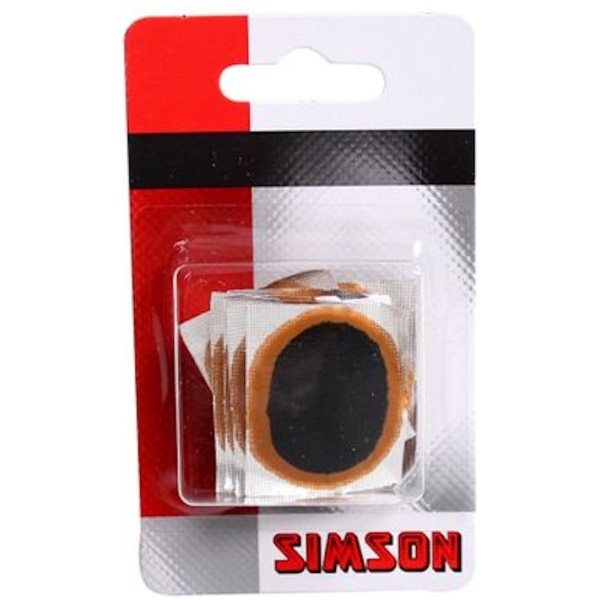 Simson Binnenbandpleisters Zwart-rood - Afbeelding 3