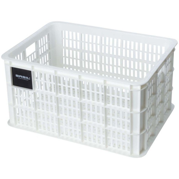 Basil fietskrat L recycled Bright White