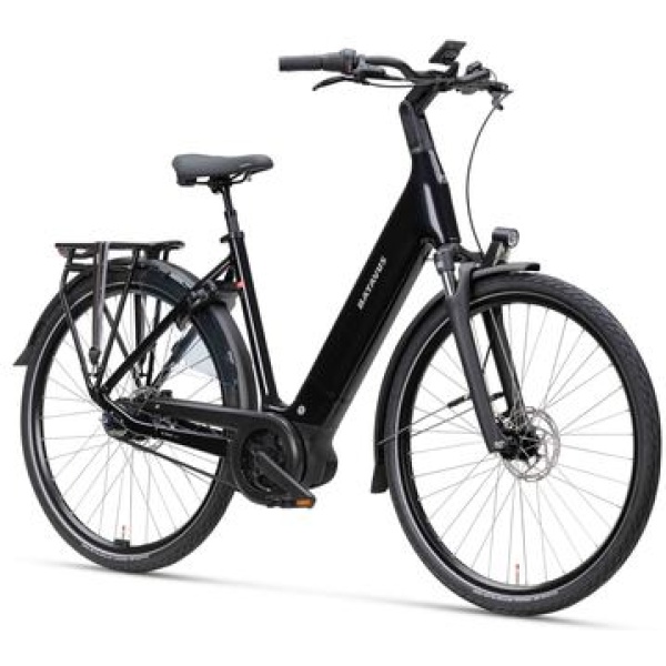 Batavus Finez E-Go Power Exclusiv Zwart Glans Lageinstap 2024