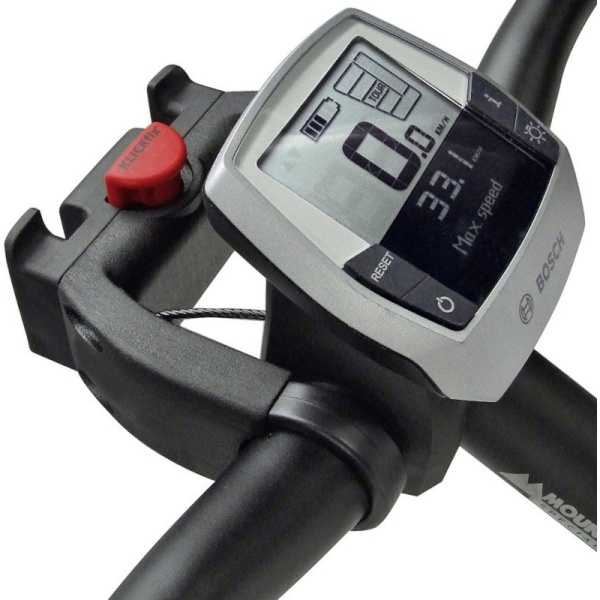 Klickfix MANDD/TASD CC100 STUURHOUDER E-BIKE ZW Zwart